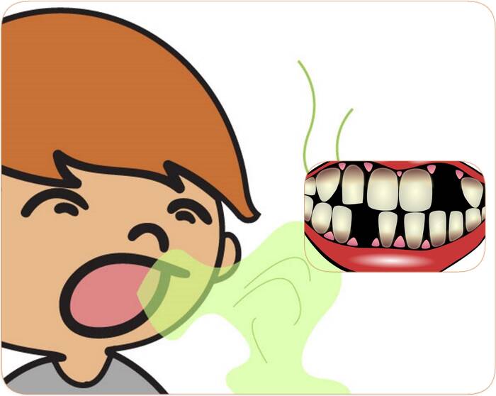 How do I get rid of a bad smell in my teeth