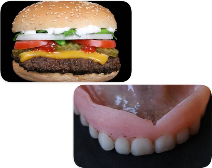 How to eat with dentures and braces for the first time